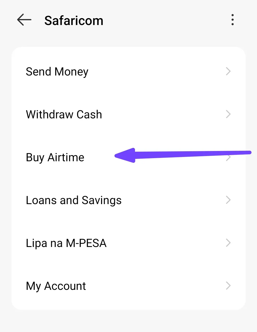 How to buy airtime with M-pesa for Safaricom lines via SIM Toolkit