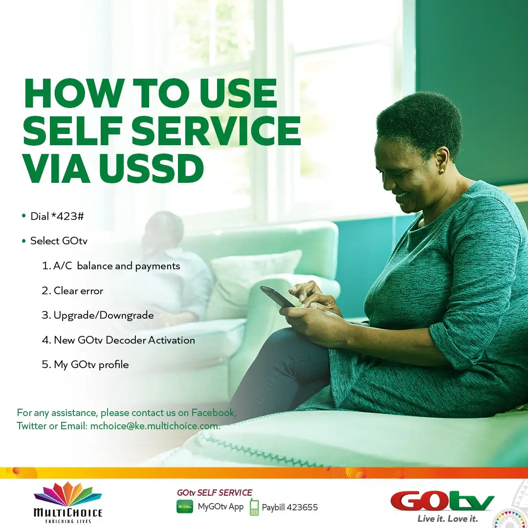 GOtv USSD Code steps and services