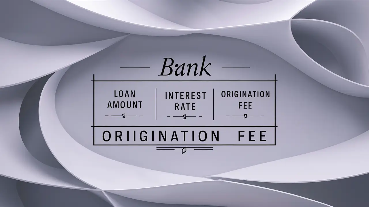 What is an origination fee borrowing lenders banks