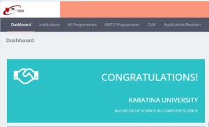 How to check KUCCPs placement results 2024 dashboard