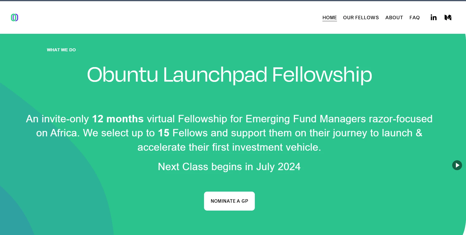 Obuntu Launchpad Fellowship for African Fund Managers