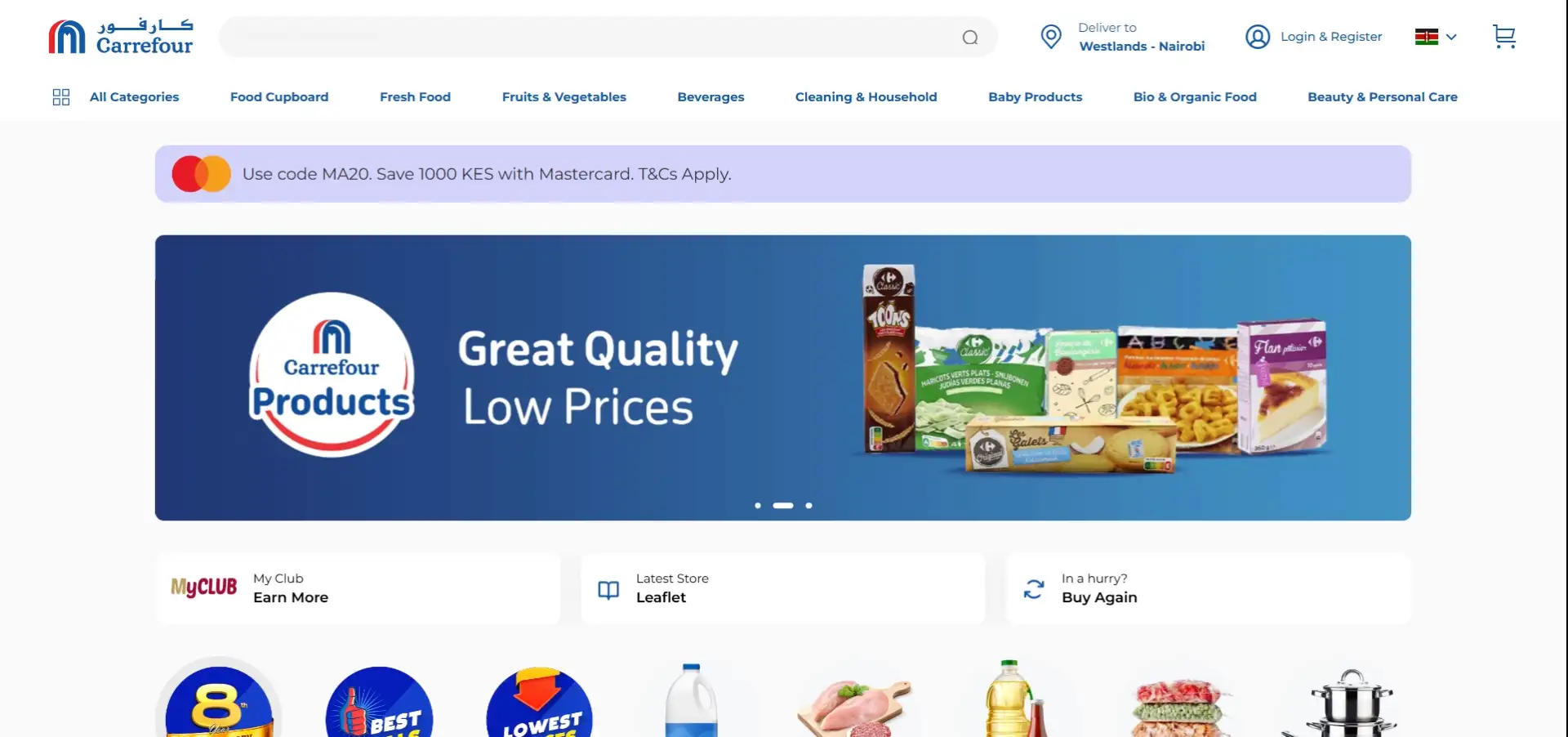 Carrefour shopping sites Kenya