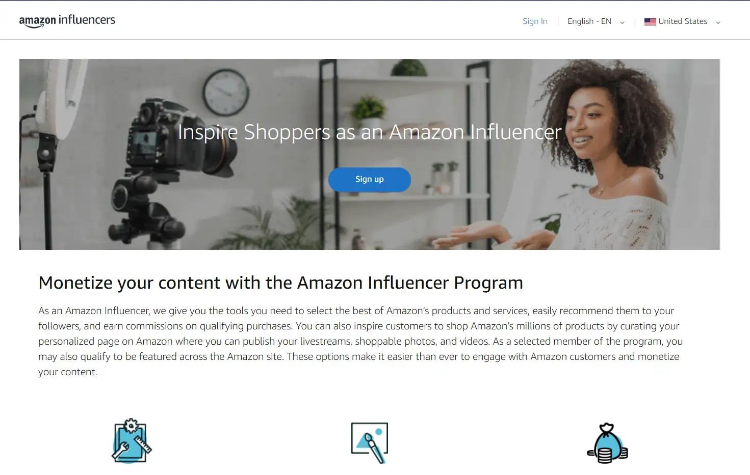 Amazon Influencer Program Make Money Website