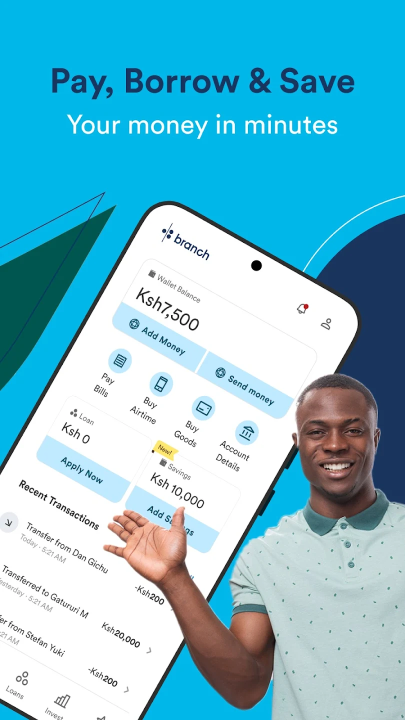 Branch digital loans in Kenya