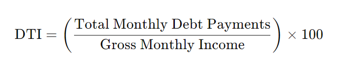 what is debt-to income ratio in debt financing